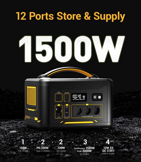 vtoman 1500|VTOMAN Jump 1500X Portable Power Station 1500W (3000W。